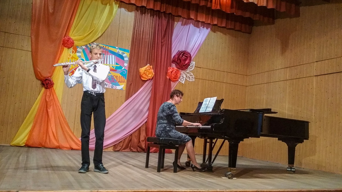 Концерт, посвященный «Международному Дню Музыки» и «Дню Учителя»